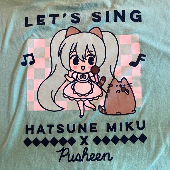 Pusheen Shirts Hatsune Miku X Pusheen Tee Poshmark